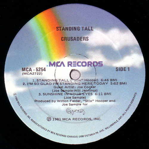The Crusaders - Standing Tall (LP, Album) (Mint (M)) - Image 5