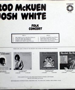Alternative view of Rod McKuen / Josh White - Folk Concert (LP, Comp) (Mint (M))