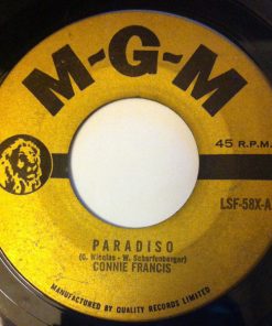 Connie Francis - Paradiso (7", Single) (Near Mint (NM or M-)) - Image 3