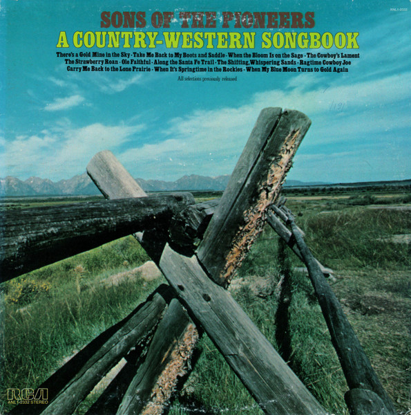 The Sons Of The Pioneers - A Country-Western Songbook (LP, Comp, RE) (Mint (M))