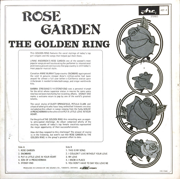 The Golden Ring - Rose Garden (LP) (Mint (M)) - Image 2