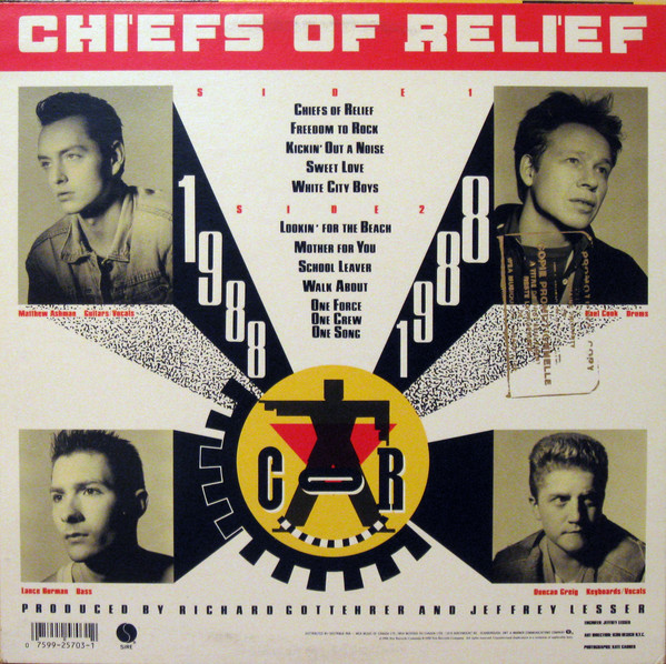 Chiefs Of Relief - Chiefs Of Relief (LP, Album) (Mint (M)) - Image 2