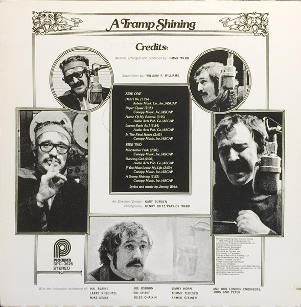 Richard Harris - A Tramp Shining (LP, Album, RE) (Mint (M)) - Image 2