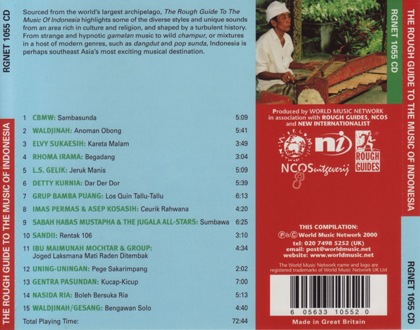 Various - The Rough Guide To The Music Of Indonesia (CD, Comp) (Near Mint (NM or M-)) - Image 2