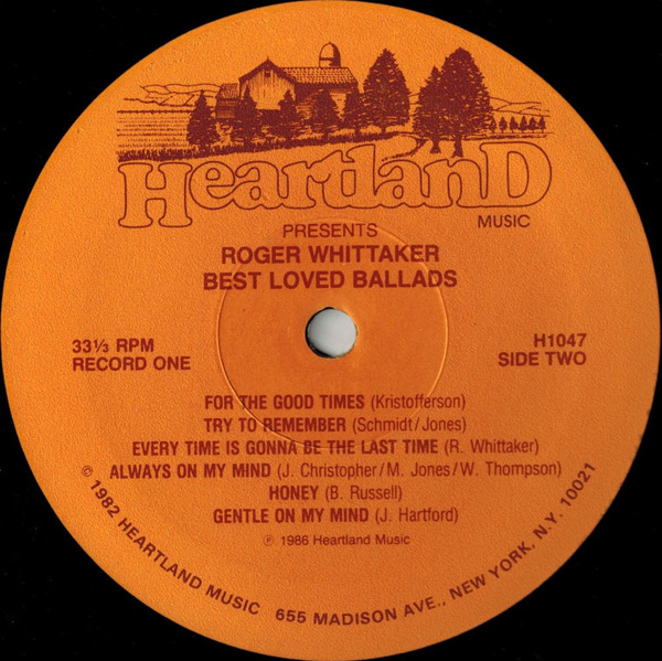 Roger Whittaker - Best Loved Ballads (2xLP, Album) (Mint (M)) - Image 4
