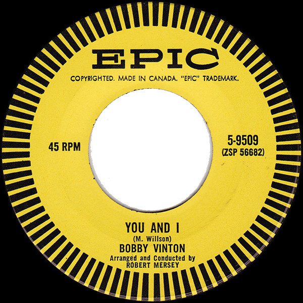 Bobby Vinton - Roses Are Red (My Love) (7", Single) (Near Mint (NM or M-)) - Image 2