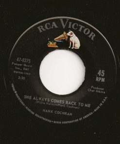 Alternative view of Hank Cochran - She Always Comes Back To Me  (7", Single) (Very Good (VG))