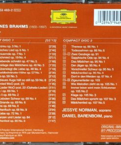 Alternative view of Johannes Brahms, Jessye Norman, Daniel Barenboim - Lieder (2xCD, Comp, RM) (Near Mint (NM or M-))