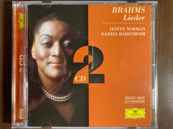 Johannes Brahms, Jessye Norman, Daniel Barenboim - Lieder (2xCD, Comp, RM) (Near Mint (NM or M-)) - Image 5