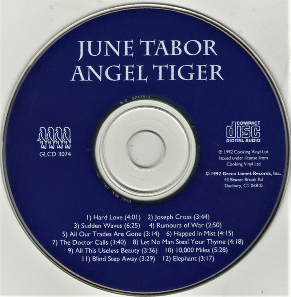 June Tabor - Angel Tiger (CD, Album) (Near Mint (NM or M-)) - Image 3