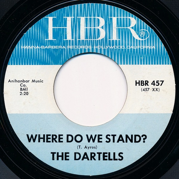 The Dartells - Clap Your Hands (7", Single) (Very Good Plus (VG+)) - Image 2