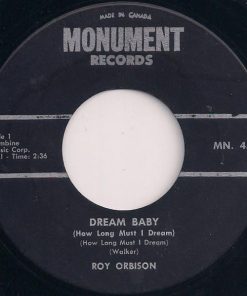 Alternative view of Roy Orbison - Dream Baby / The Actress (7", Single) (Very Good Plus (VG+))