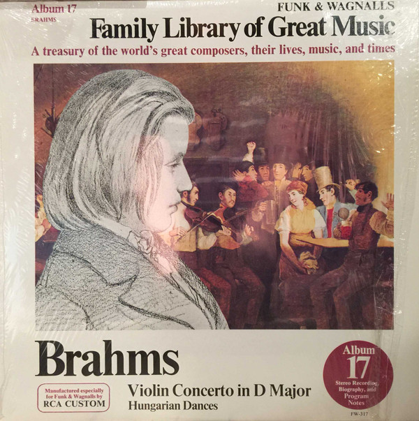 Johannes Brahms - Violin Concerto In D Major / Hungarian Dances (LP) (Mint (M))