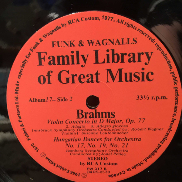 Johannes Brahms - Violin Concerto In D Major / Hungarian Dances (LP) (Mint (M)) - Image 3