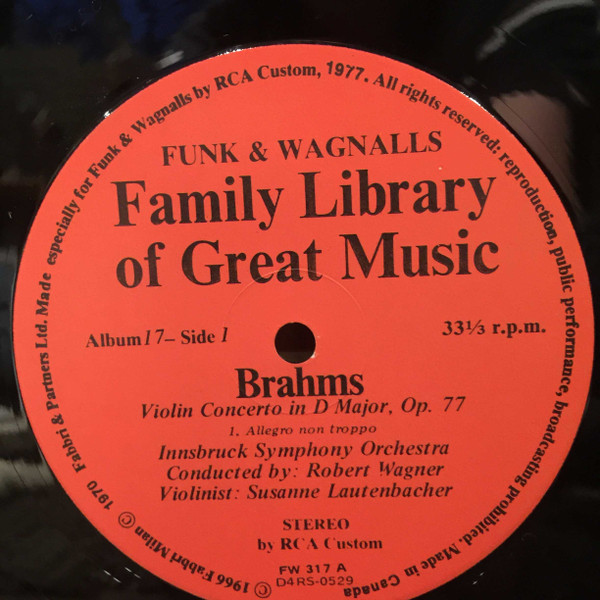 Johannes Brahms - Violin Concerto In D Major / Hungarian Dances (LP) (Mint (M)) - Image 4