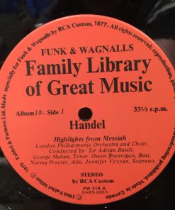 Georg Friedrich Händel - Highlights From Messiah (LP, Comp) (Mint (M)) - Image 3