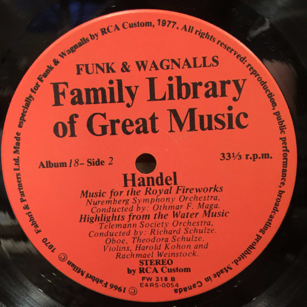 Georg Friedrich Händel - Highlights From Messiah (LP, Comp) (Mint (M)) - Image 4