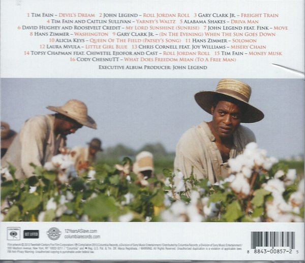 Various - 12 Years A Slave (Music From And Inspired By) (CD, Album, Comp) (Mint (M)) - Image 2