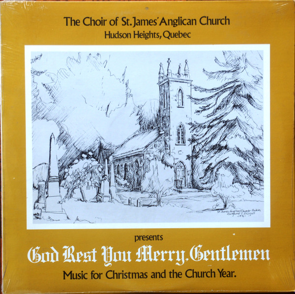 The Choir Of St. James' Anglican Church - God Rest You Merry, Gentlemen (LP, Album) (Mint (M))