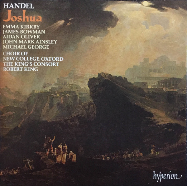 Georg Friedrich Händel - Emma Kirkby, James Bowman (2), Aidan Oliver, John Mark Ainsley, Michael George (3), The New College Oxford Choir, The King's Consort, Robert King (9) - Joshua (2xCD) (Near Mint (NM or M-)) - Image 5