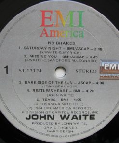 John Waite - No Brakes (LP, Album) (Mint (M)) - Image 3