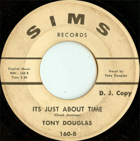 Tony Douglas (3) - Home Away From Home (7", Promo) (Very Good Plus (VG+)) - Image 2
