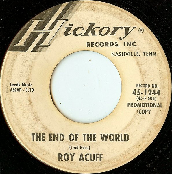 Roy Acuff - Low And Lonely (7", Promo) (Very Good (VG)) - Image 2