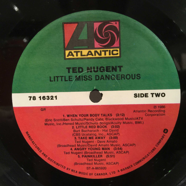 Ted Nugent - Little Miss Dangerous (LP, Album) (Mint (M)) - Image 3