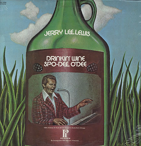 Jerry Lee Lewis - Drinkin' Wine Spo-Dee O'Dee (LP, Comp) (Mint (M))