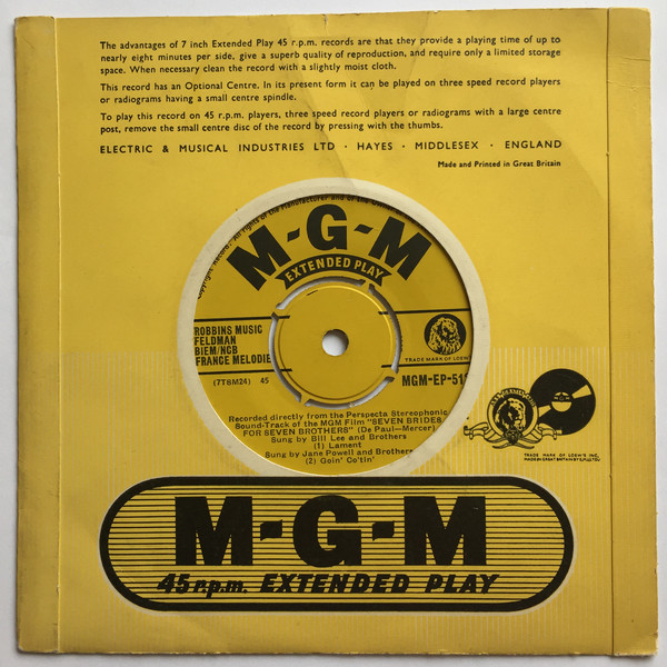 Various - Seven Brides For Seven Brothers (No. 1) (7", EP) (Near Mint (NM or M-)) - Image 4