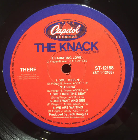 The Knack (3) - Round Trip (LP, Album, Emb) (Mint (M)) - Image 3
