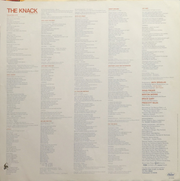 The Knack (3) - Round Trip (LP, Album, Emb) (Mint (M)) - Image 5