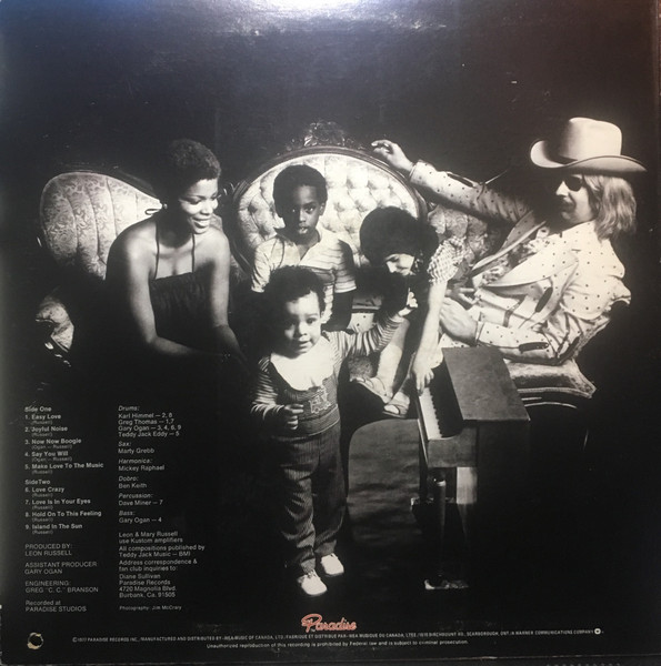 Leon & Mary Russell - Make Love To The Music (LP, Album) (Mint (M)) - Image 2