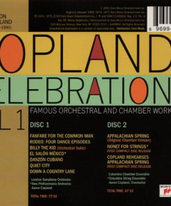 Alternative view of Aaron Copland - A Copland Celebration Vol. 1: Famous Orchestral And Chamber Works (2xCD, Comp) (Very Good Plus (VG+))