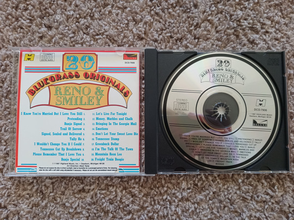 Reno And Smiley - 20 Bluegrass Originals (CD, Comp) (Near Mint (NM or M-)) - Image 3