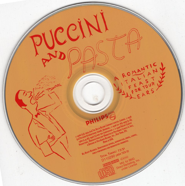 Various - Puccini And Pasta - A Romantic Italian Feast For Your Ears (CD, Comp, Club) (Near Mint (NM or M-)) - Image 3