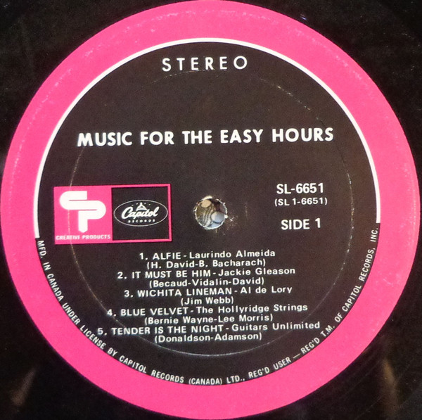 Various - Music For The Easy Hours (LP, Comp, Ltd) (Mint (M)) - Image 3