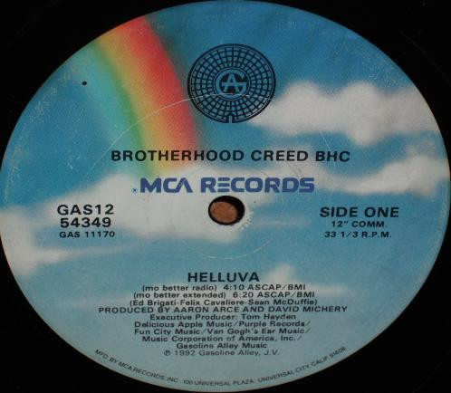 Brotherhood Creed - Helluva (12", Single) (Mint (M)) - Image 3