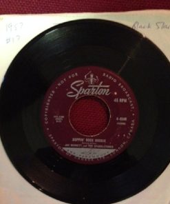 Alternative view of Joe Bennett And The Sparkletones - Black Slacks (7", Single) (Very Good Plus (VG+))