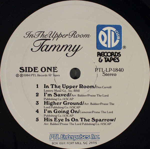 Tammy Faye Bakker - In The Upper Room (LP) (Mint (M)) - Image 2