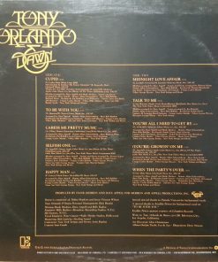 Alternative view of Tony Orlando & Dawn - To Be With You (LP, Album) (Mint (M))