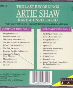 Alternative view of Artie Shaw - The Last Recordings Rare & Unreleased (2xCD, Comp) (Near Mint (NM or M-))