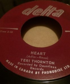 Teri Thornton - Somewhere In The Night (Naked City Theme) (7", Single) (Very Good Plus (VG+))