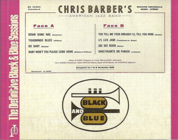 Chris Barber's American Jazz Band With Sidney De Paris - Chris Barber's American Jazz Band With Sidney De Paris (CD, RE) (Near Mint (NM or M-)) - Image 4
