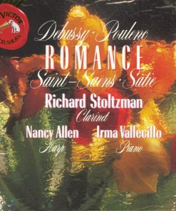 Richard Stoltzman, Nancy Allen (2), Irma Vallecillo • Claude Debussy, Francis Poulenc, Camille Saint-Saëns, Erik Satie - Romance (CD, Album) (Near Mint (NM or M-))