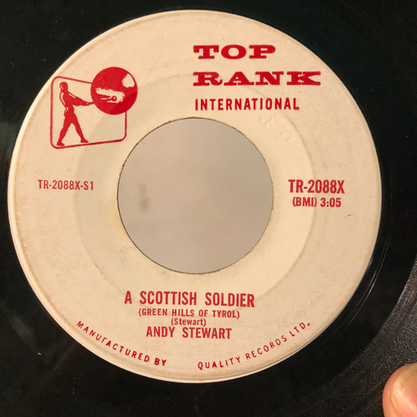 Andy Stewart - A Scottish Soldier (Green Hills Of Tyrol) (7", Single) (Very Good (VG))