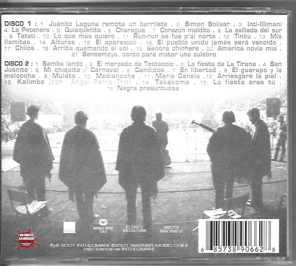 Inti Illimani - Antología En Vivo (2xCD, Comp, RE) (Mint (M)) - Image 3