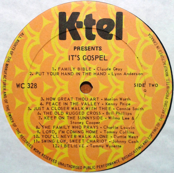 Various - It's Gospel (24 All Time Gospel Favorites) (LP, Comp) (Mint (M)) - Image 4