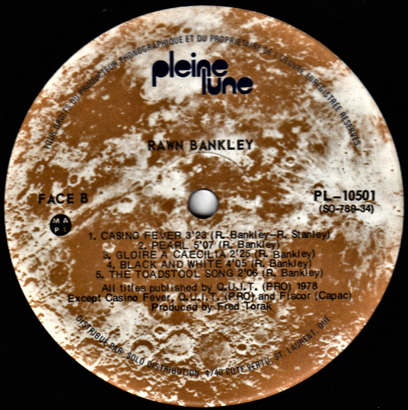 Rawn Bankley - Rawn Bankley (LP) (Mint (M)) - Image 4