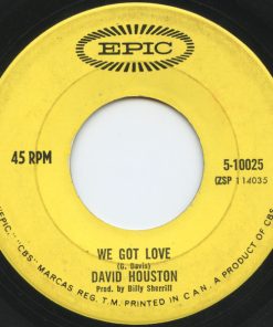 Alternative view of David Houston - Almost Persuaded / We Got Love (7", Single) (Very Good Plus (VG+))